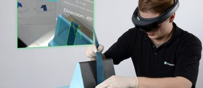 Fraunhofer IPT Augmented reality system for manufacturing FRP