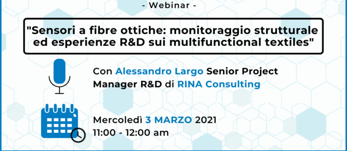 Webinar  Sensori a fibre ottiche: monitoraggio strutturale ed esperienze  R&D sui multifunctional textiles - Compositi Magazine